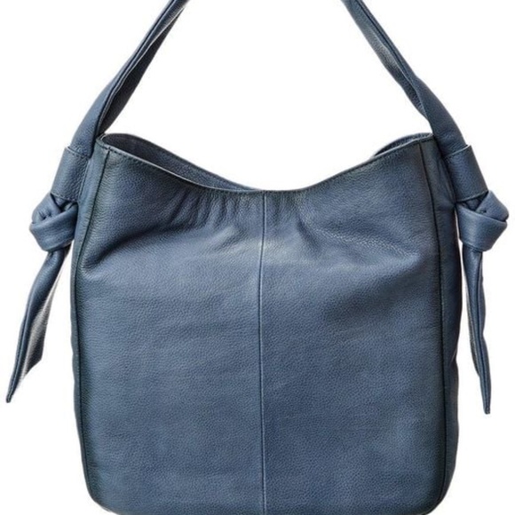 Frye Nora Knotted Hobo in Washed Denim - NEW